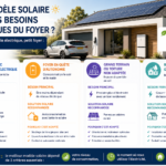 Comparatif des solutions solaires adaptées aux différents profils de foyers avec panneaux photovoltaïques, batterie et véhicule électrique